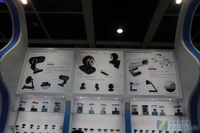 多款攝像頭產(chǎn)品展示