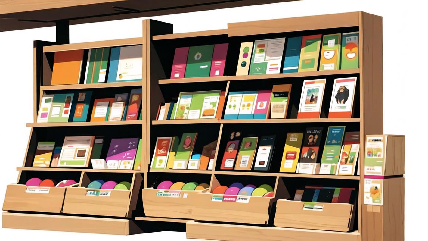 日用百貨貨架背景素材大放送